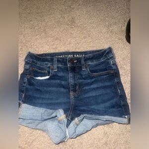 American Eagle Outfitters Dark Blue Jean Shorts